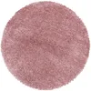 Image de MOELLEUX - Tapis cosy Rond à poils longs - Rose 080 x 080 cm