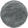Image de MOELLEUX - Tapis cosy Rond à poils longs - Gris clair 200 x 200 cm
