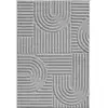 Image de Tapis à relief lena gris 280x370cm ART2803701121SILVER