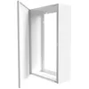 Image de Coffret dhabillage ATOLE pour tableaux électriques 13 modules en acier blanc - H. utile : 480 mm
