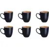 Image de Mug Iris 40cl - 6 Pièces - Marron Sauvage