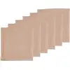 Image de Serviette De Table - 6 Pièces - Lin Et Coton Rose Pâle