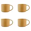 Image de Mug scandi 50cl - 4 pièces - ocre