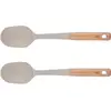 Image de Couverts À Salade En Bois Et Silicone Gunnar