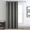 Image de Rideau déco uni occultant et thermique Gris anthracite 140x260 cm