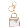 Image de Porte-clé sac à main orné de cristaux scintillants