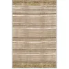Image de Tapis - BAHAR - Beige/Blanc - 80x150 cm - Antidérapant - Lavable en machine - Antiacarien