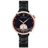 Image de Montre Femme AUSTRALE Gris Cadran Noir Bracelet Acier Gris 14 MM
