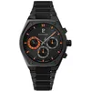 Image de Montre Homme COPILOTE Noir Cadran Noir Bracelet Acier Noir 24 MM