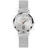 Image de Montre Femme COEUR BATTANT Argenté Cadran Argenté Bracelet Acier milanais Argenté 14 MM