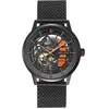 Image de Montre Homme PADDOCK Noir Cadran Bracelet Acier milanais Noir 22 MM