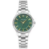 Image de Montre Femme METROPOLITAIN Argenté Cadran Vert Bracelet Acier Argenté 16 MM