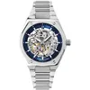 Image de Montre Homme COPILOTE Argenté Cadran Bleu Bracelet Acier Argenté 22 MM
