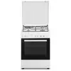 Image de Cuisiniere mixte cecm60fcw - 3 feux gaz + 1 électrique - l59,8 x p61 xh83 cm - blanc