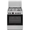 Image de Cuisiniere gaz continental edison cecg60fcs1 - 4 feux - l59,8 x p61 xh83cm- silver