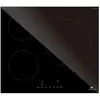 Image de Table induction encastrable continental edison ceti3b28 3 zones 6600w noire avec boosters et minuteries CETI3B28