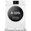 Image de Lave-linge hublot - CONTINENTAL EDISON - CELL8140IW1 - 8kg - Moteur induction - 60 cm - 1400 trs/min - Blanc