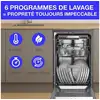 Image de Lave-vaisselle pose libre - celv1145b - 11 couverts - 45 cm - 45 db - noir CELV1145B