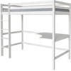 Image de Lit Enfant Mezzanine Avec Bureau "angéla" 90 X 190 Cm - Blanc