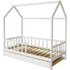 Image de Lit Cabane Enfant Avec Tiroir "paloma" - 90 X 190 Cm - Blanc