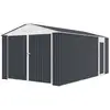 Image de Garage métal houston 15,36 m² - anthracite