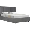 Image de Lit Avec Coffre "mia" - 140 X 190 Cm - Gris
