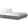 Image de Lit Simple En Pvc Avec Coffre "ava" - 90 X 190 Cm - Gris