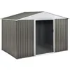 Image de Abri de jardin métal Dallas - 407 m² - Taupe