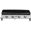 Image de Plancha À Gaz Avec 4 Brûleurs En Métal "jolly" - 10 Kw - Gris