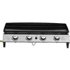 Image de Plancha à gaz avec 4 brûleurs en métal Jolly - 10 Kw - Gris