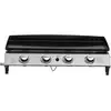 Image de Plancha à gaz avec 4 brûleurs en métal jolly - 10 kw - gris