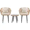 Image de Salon de jardin rotin vela - 2 places - marron