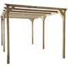 Image de Carport voiture en bois Solar II 3 x 5 x 2.4