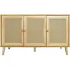 Image de Buffet style cannage neuille - 120 x 40 x 71.5 cm - beige