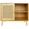 Image de Buffet En Bois "iguane" - 80 X 40 X 66 Cm - Marron