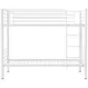 Image de Lit superposé adam - 90 x 190 cm - métal - blanc