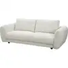 Image de Canapé Droit En Tissu Chenille "saint Germain S" - 3 Places - Beige