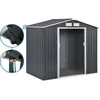 Image de Abri de jardin en métal - Vegas - 4.07 m² avec gouttière