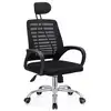 Image de Chaise De Bureau Ergonomique Réglable En Hauteur Avec Appuie Tête "séba