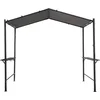 Image de Pergola Tonnelle Pour Barbecue - 277 X 149 Cm - Anthracite