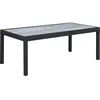 Image de Table jardin en aluminium extensible Lagos - 200/320 x 105 x 76 cm - Gris