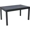 Image de Table de jardin en aluminium extensible Lagos - 140/280 x 90 x 76 cm - Noir