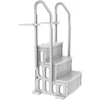 Image de Escalier Simple De Piscine "nathan" - 3 Marches - En Plastique