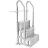 Image de Escalier simple de piscine Nathan - 3 marches - en plastique