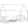 Image de Lit cabane pour enfant Mila - 90 x 190 cm - Blanc
