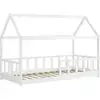 Image de Lit cabane pour enfant mila - 90 x 190 cm - blanc