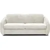 Image de Canapé convertible express en tissu texturé Laurie - Couchage 140 cm - 3 places - Beige