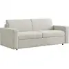 Image de Canapé convertible express en tissu diana - couchage 140 cm - 3 places - beige