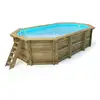 Image de Piscine bois florida 145 - 6.57 x 4.57 x 1.45 m + bâche à bulles 180 µ + bâche hiver 280 gr-m²