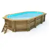 Image de Piscine bois brazilia 145 5.86 x 3.86 x 1.44 m